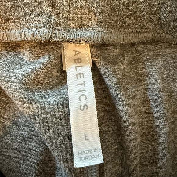 Fabletics cloud Jersey wide leg sweatpants in heathered gray - Picture 3 of 3